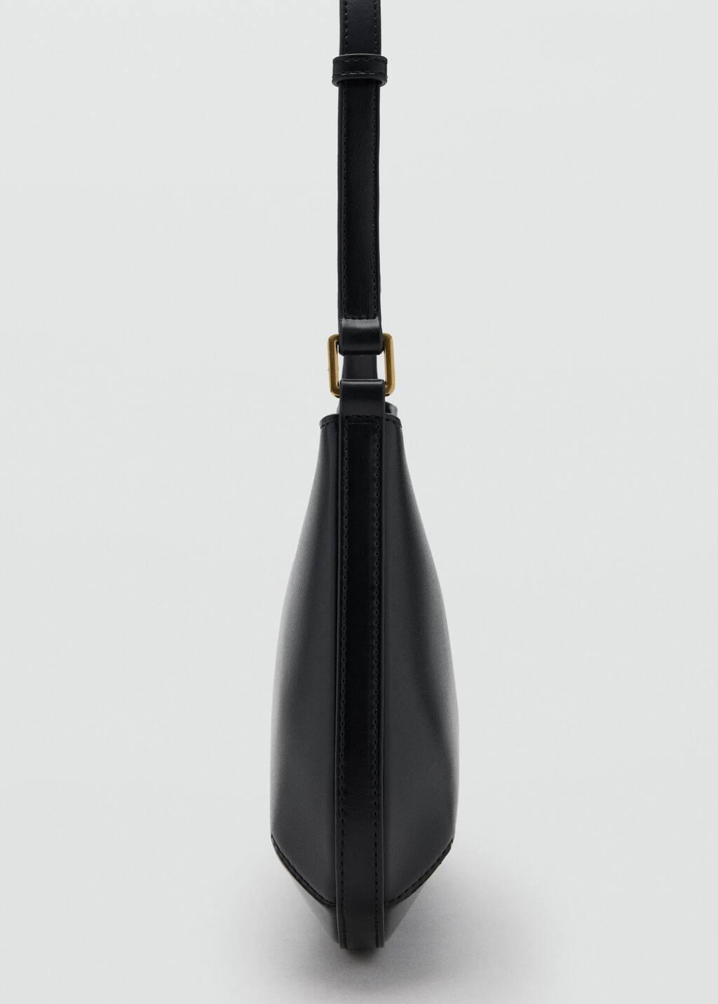 Black Oval Shoulder Bag, 0201_99, medium