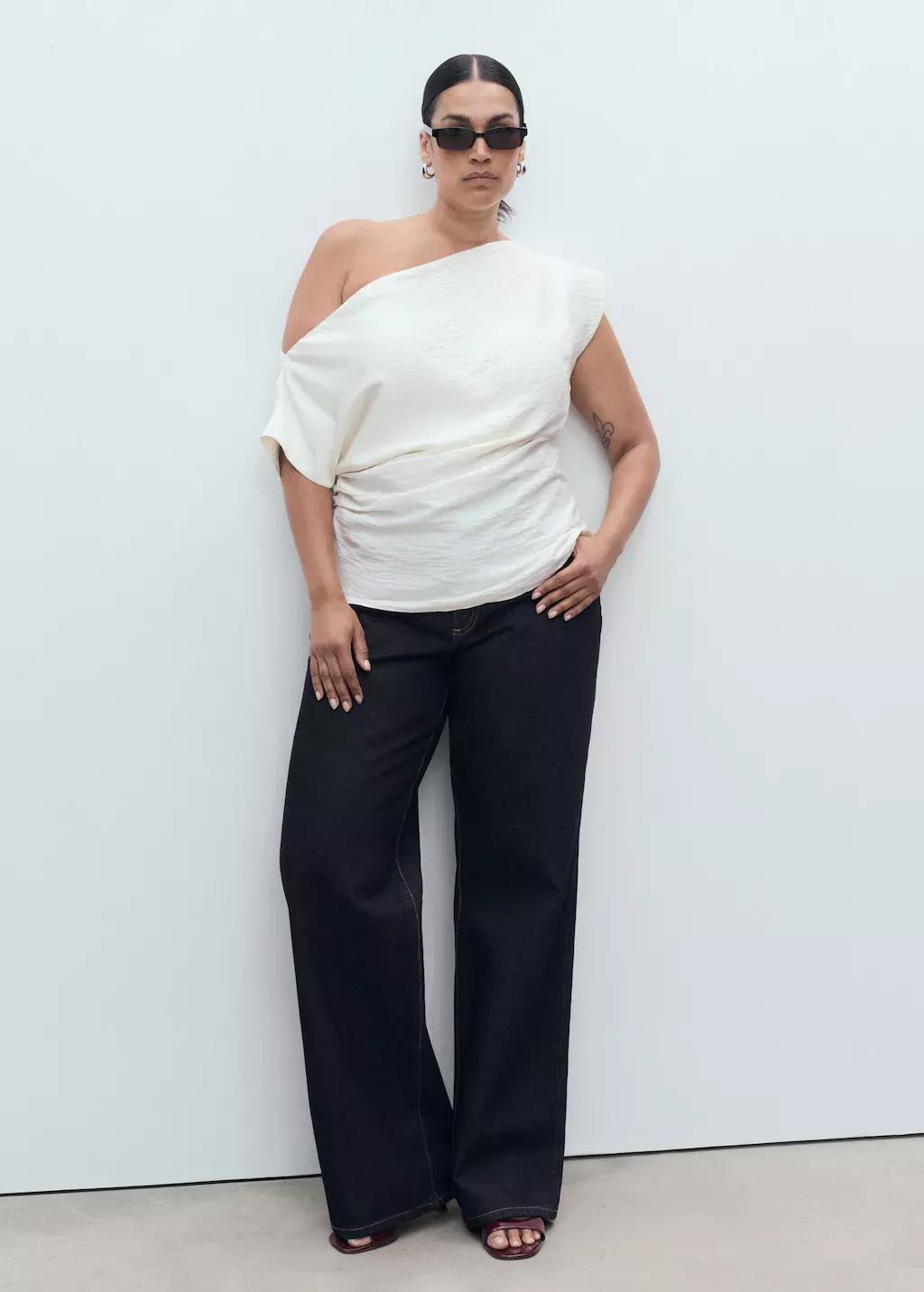OPEN BLUE Danila wide leg high-rise jeans, Open Blue, large image number 4
