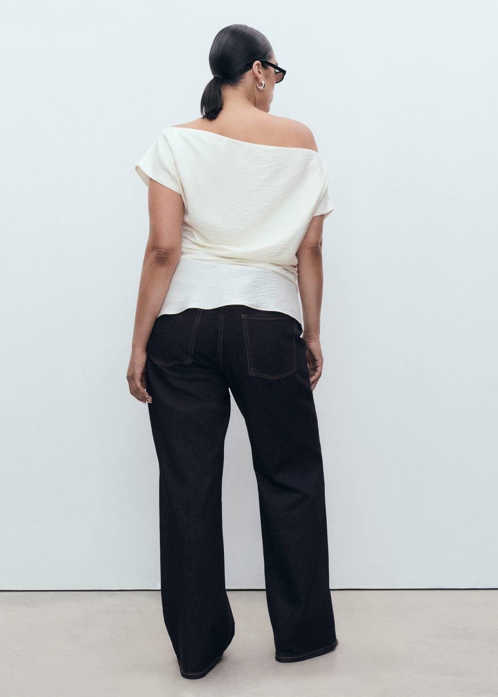OPEN BLUE Danila wide leg high-rise jeans, Open Blue, large image number 5