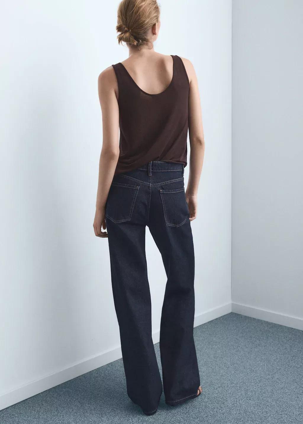 OPEN BLUE Danila wide leg high-rise jeans, Open Blue, large image number 8