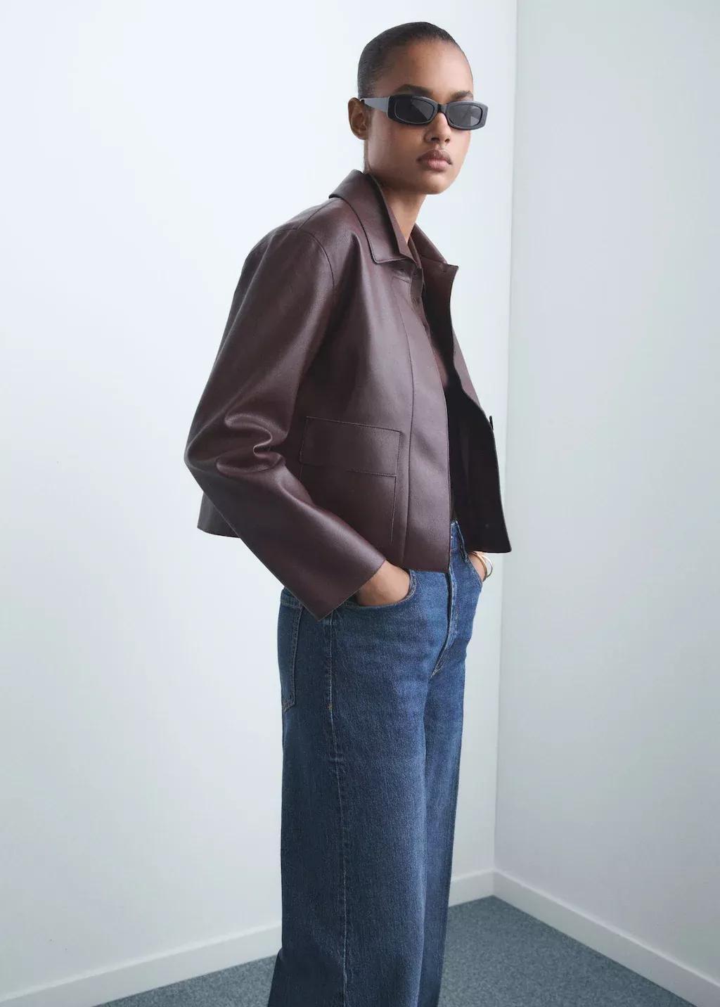 Blue High-Waisted Wide-Leg Jeans, , large image number 1