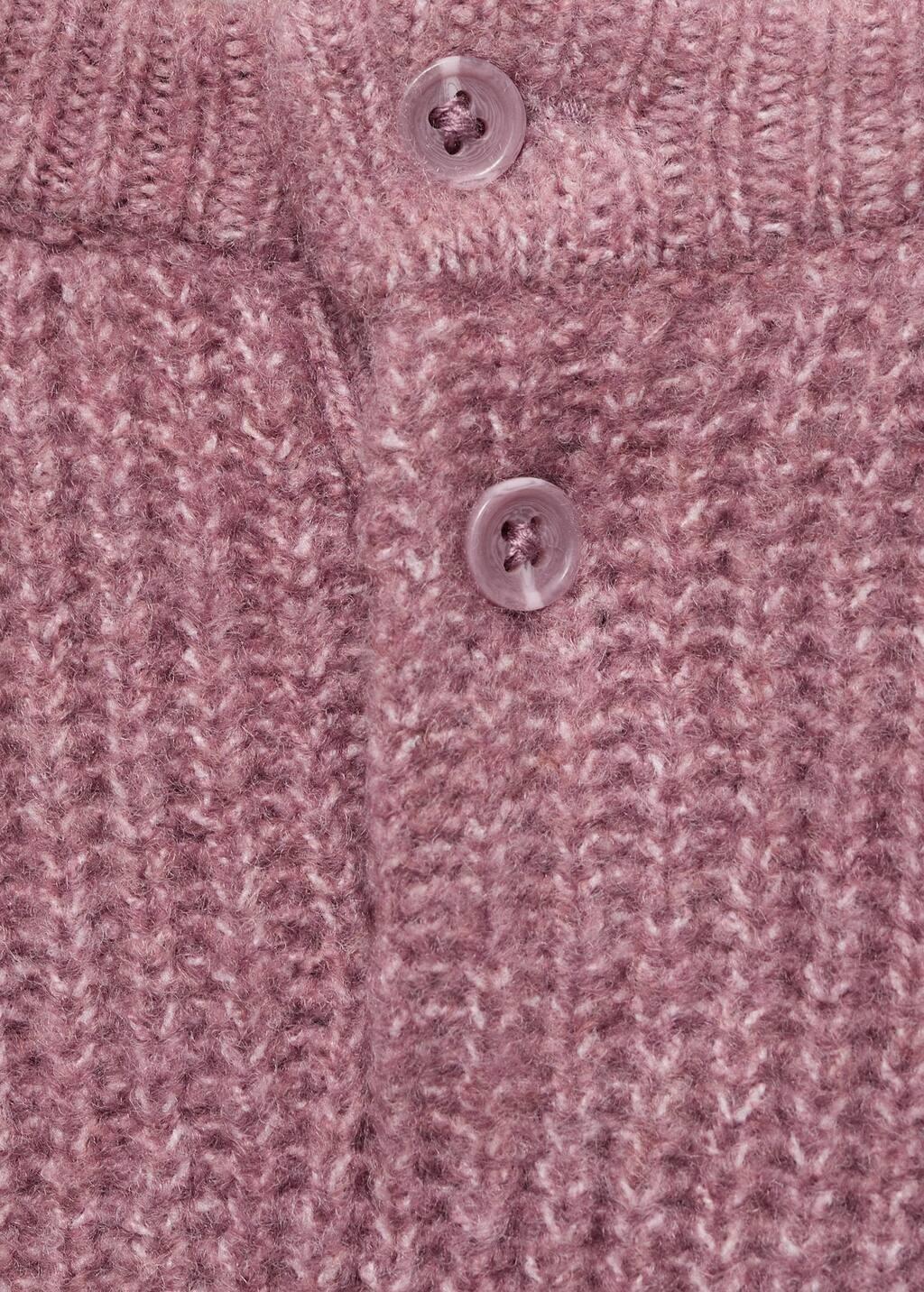 Red Knitted Ribbed Sweater, Baby Girls, Dark Red, large image number 2