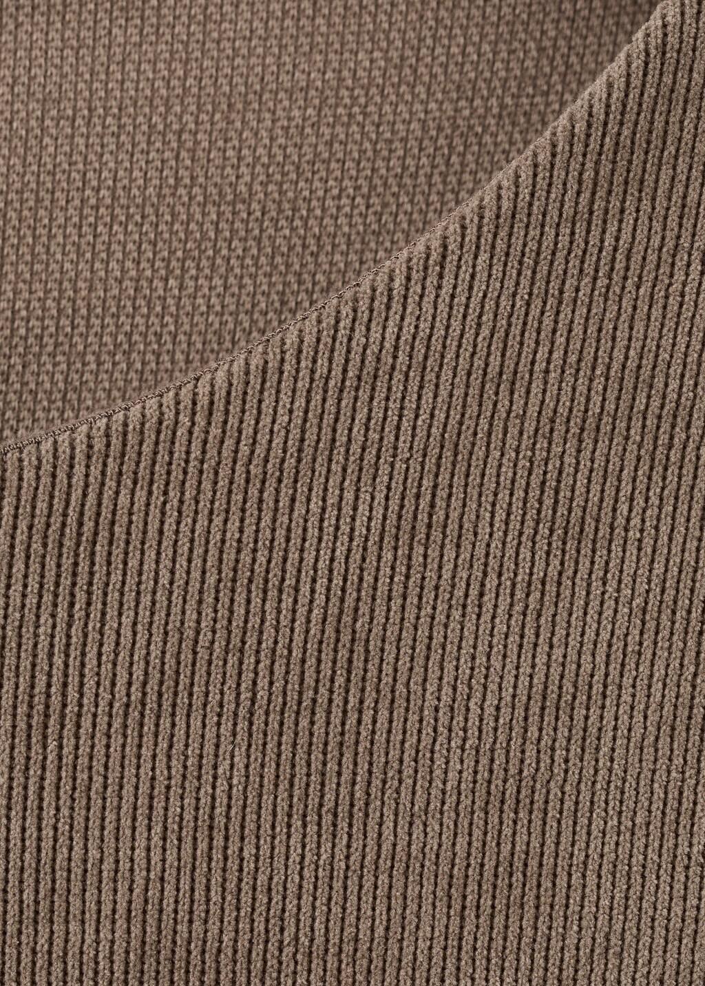 Brown Belt Knit Dress, Medium Brown, large image number 4