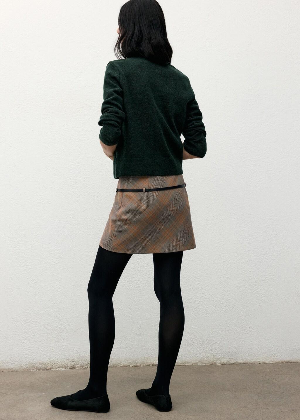 Green Knitted Button Cardigan, 0201_43, large image number 2