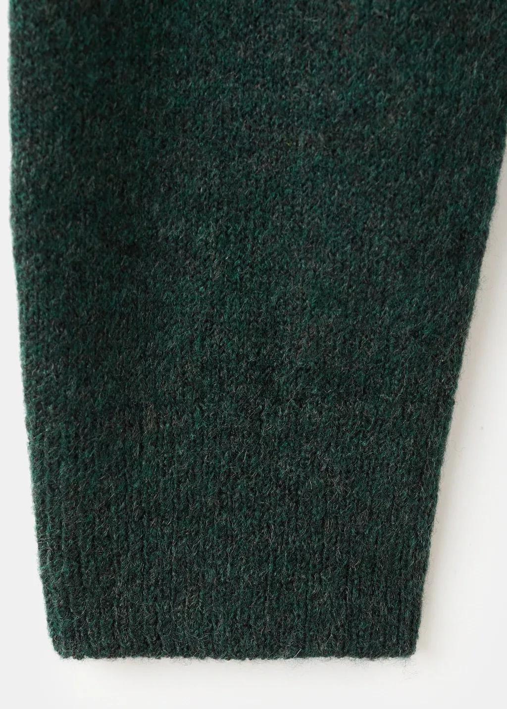 Green Knitted Button Cardigan, 0201_43, large image number 5