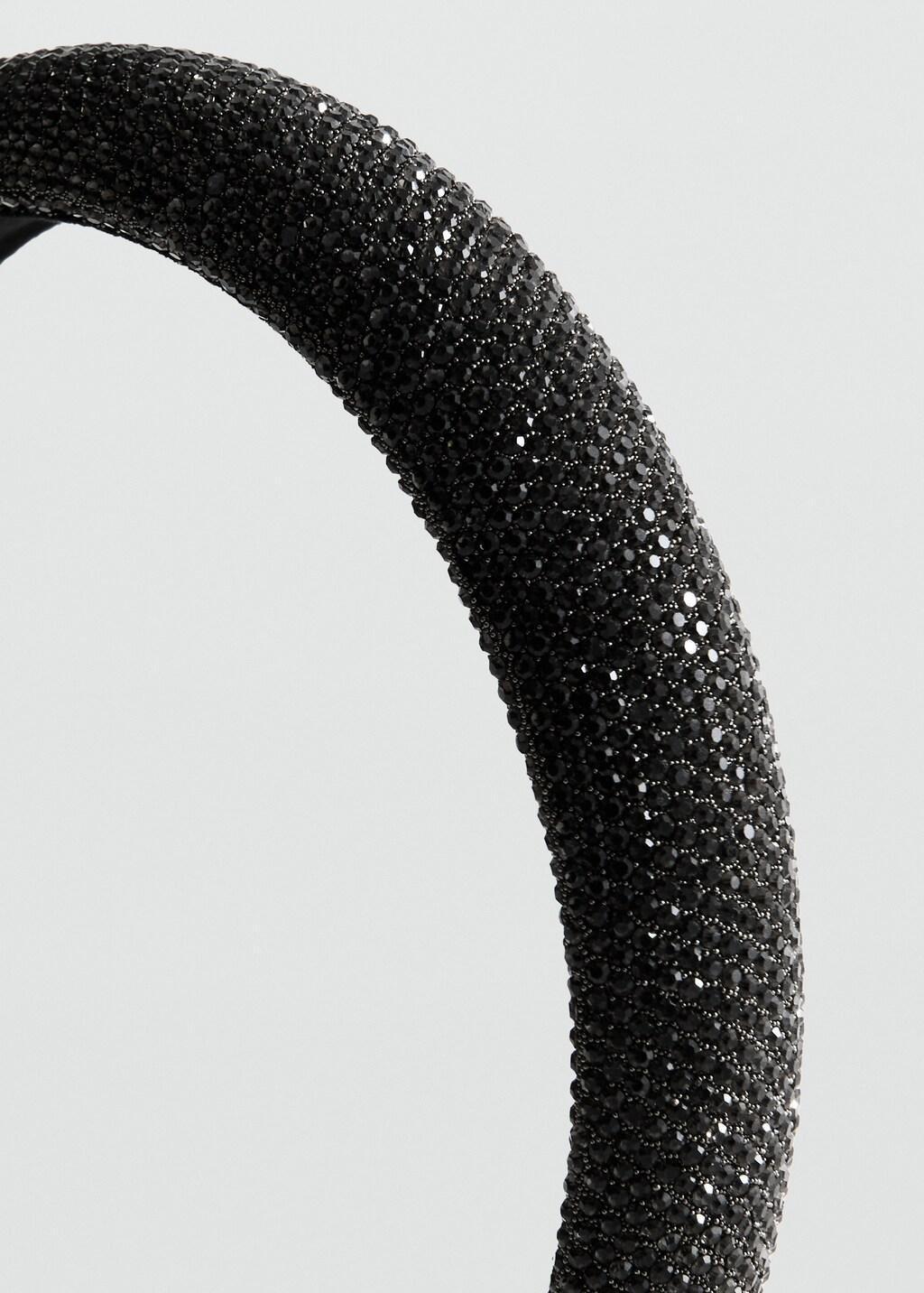 BLACK Crystal headband, 0201_99, large image number 0