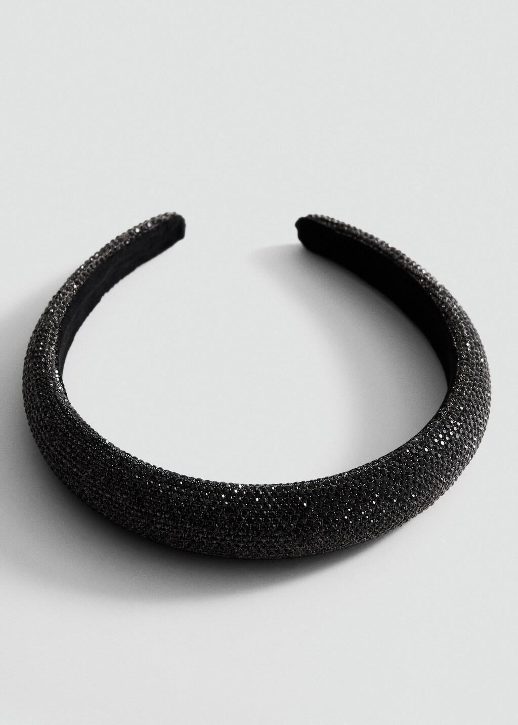 BLACK Crystal headband, 0201_99, large image number 1