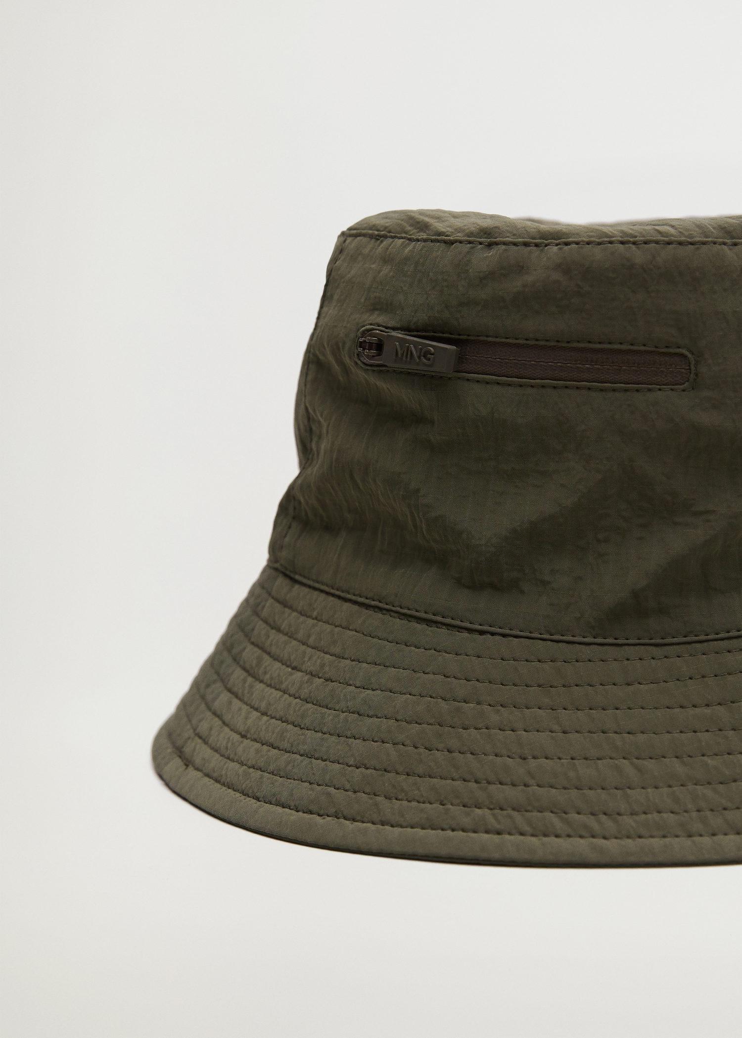 Khaki Water-Repellent Bucket Hat, Women, , large image number 2
