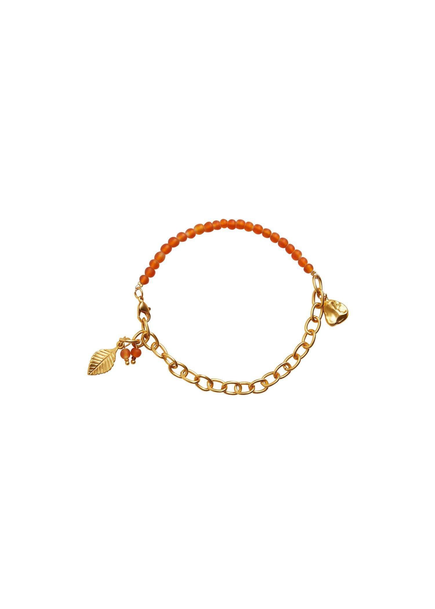 Gold Mixed Bead Bracelet, Women, , large image number 1