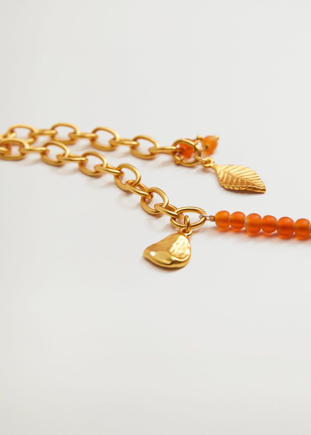 Gold Mixed Bead Bracelet, Women, , large image number 2