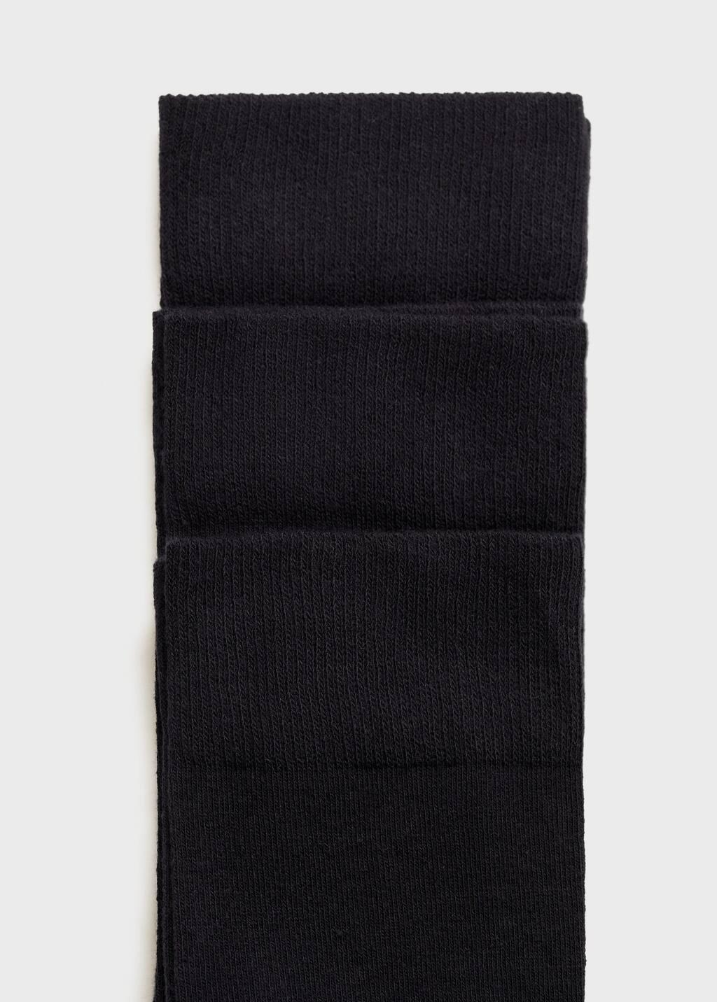 Navy Pack Of 3 Cotton Socks, , large image number 6