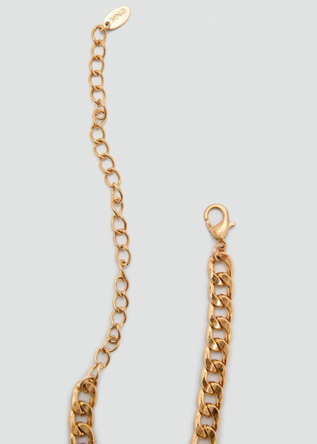 Gold Metal Chain Belt, Gold, large image number 2