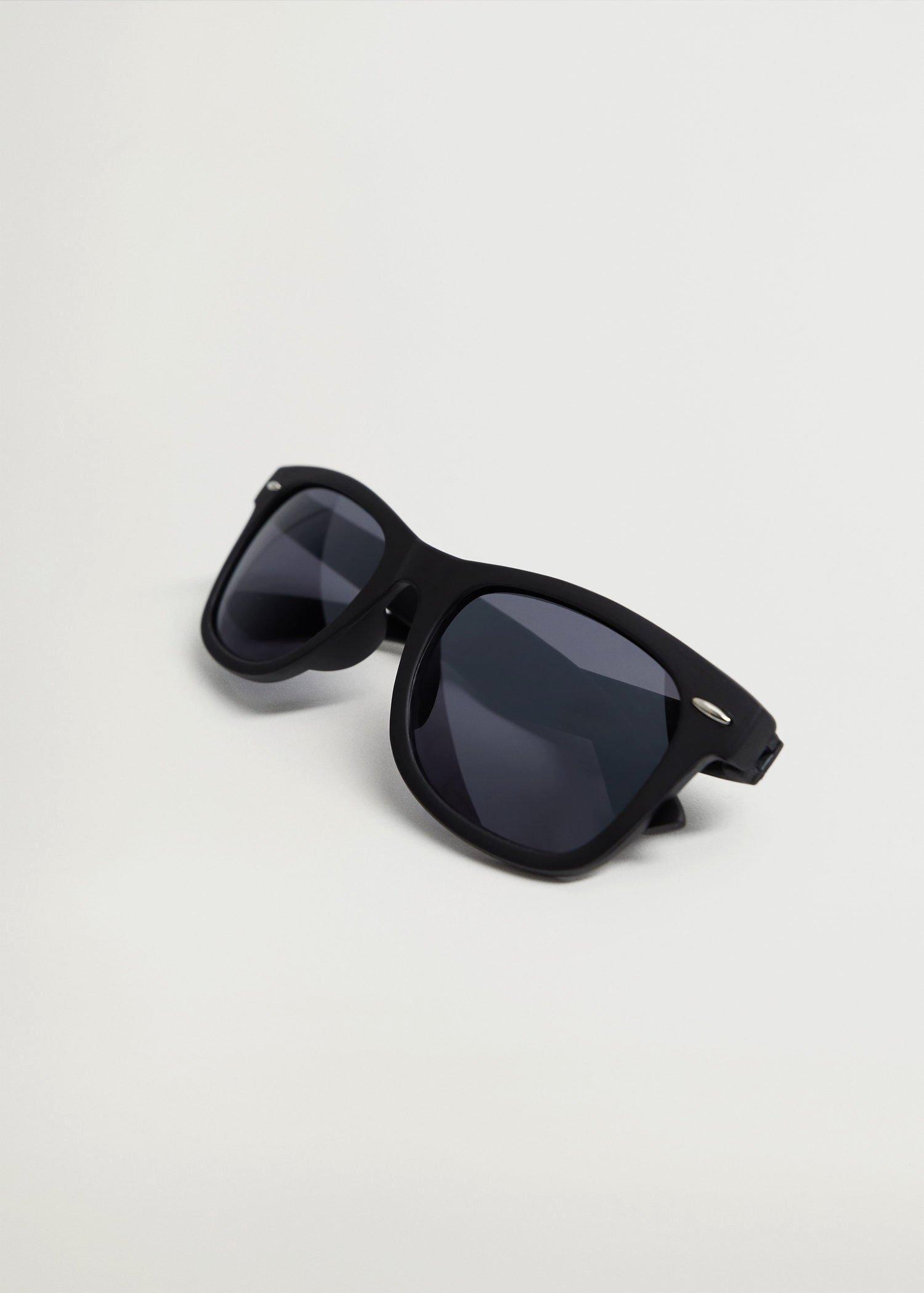 Black Squared Frame Sunglasses, Kids Boy, , large image number 1