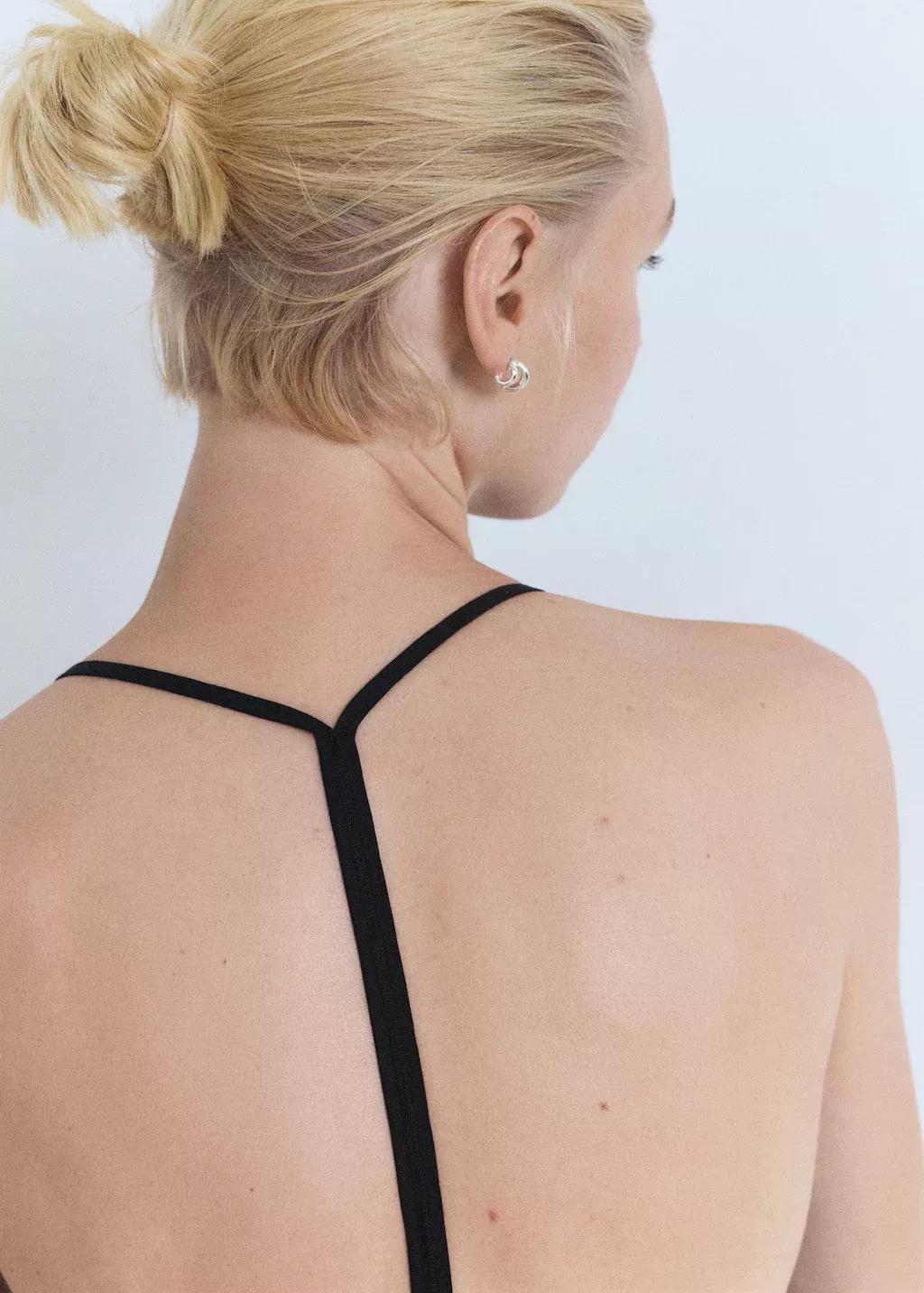 BLACK Midi-dress with back neckline, 0201_99, large image number 5