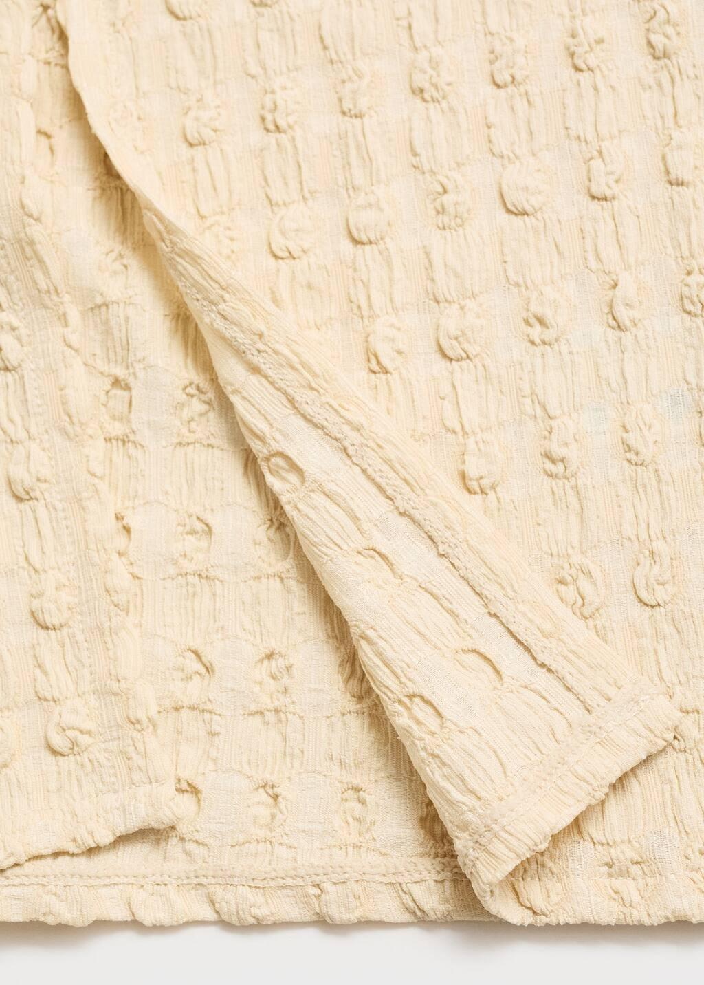 Beige Halter-Neck Crepe Dress, Light Beige, large image number 10