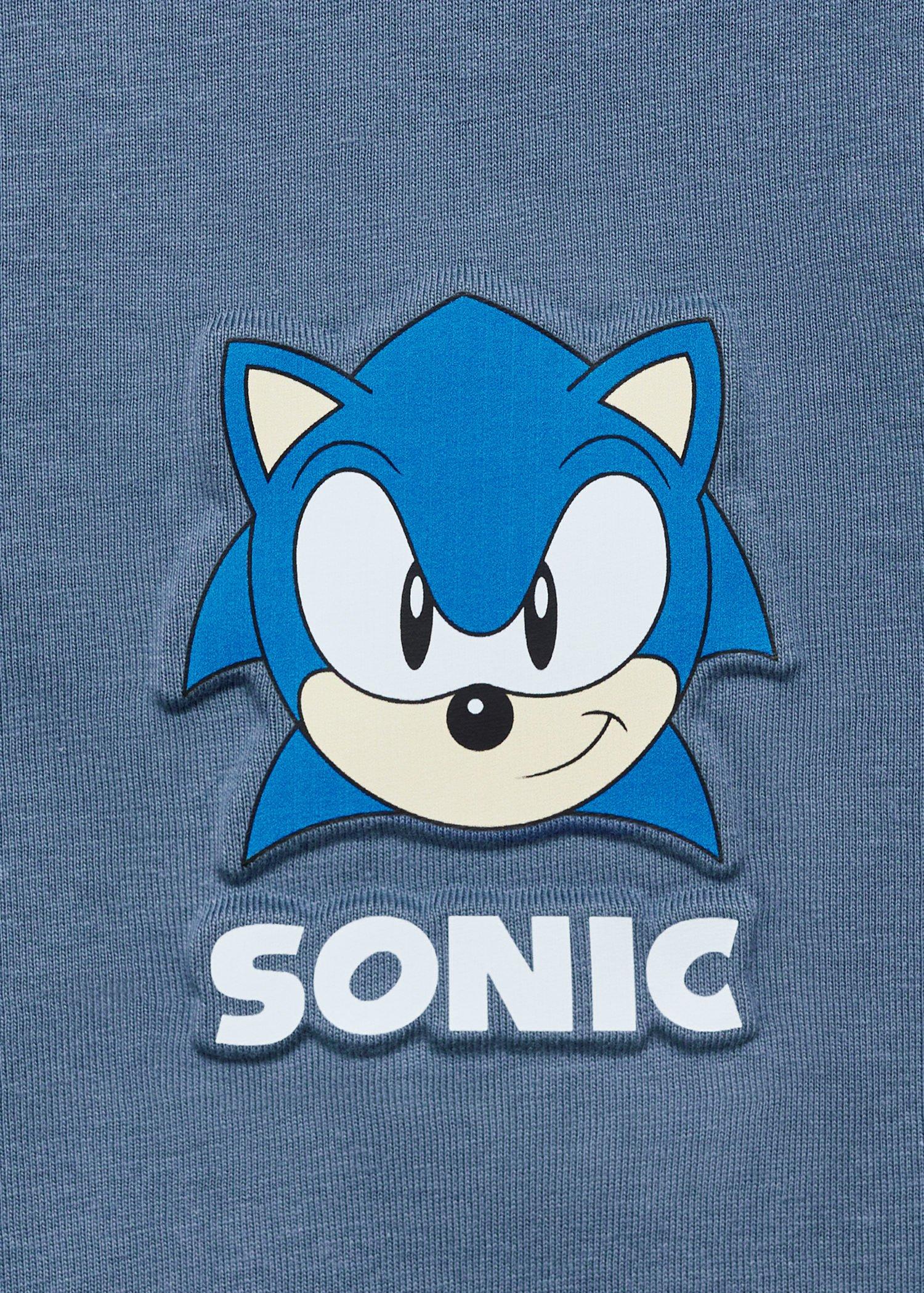Blue Embossed Sonic T-Shirt, Kids Boys, , large image number 3