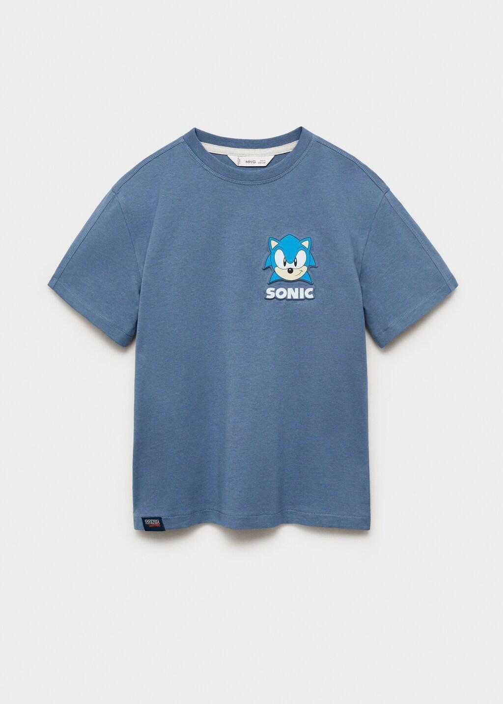 Blue Embossed Sonic T-Shirt, Kids Boys, Medium Blue, large image number 11