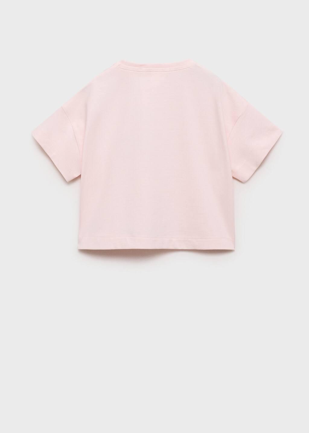 PINK Short-sleeved printed t-shirt, Kids Girl, , large image number 1