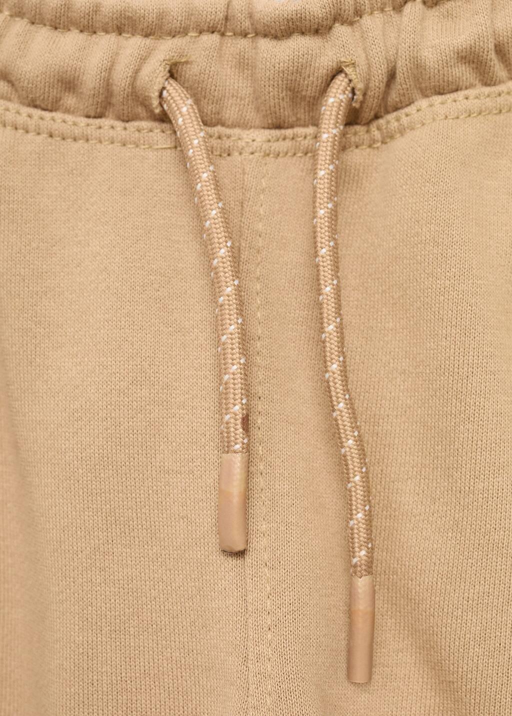 Brown Cargo Joggers With Drawstring, Kids Boy, Medium Brown, large image number 2