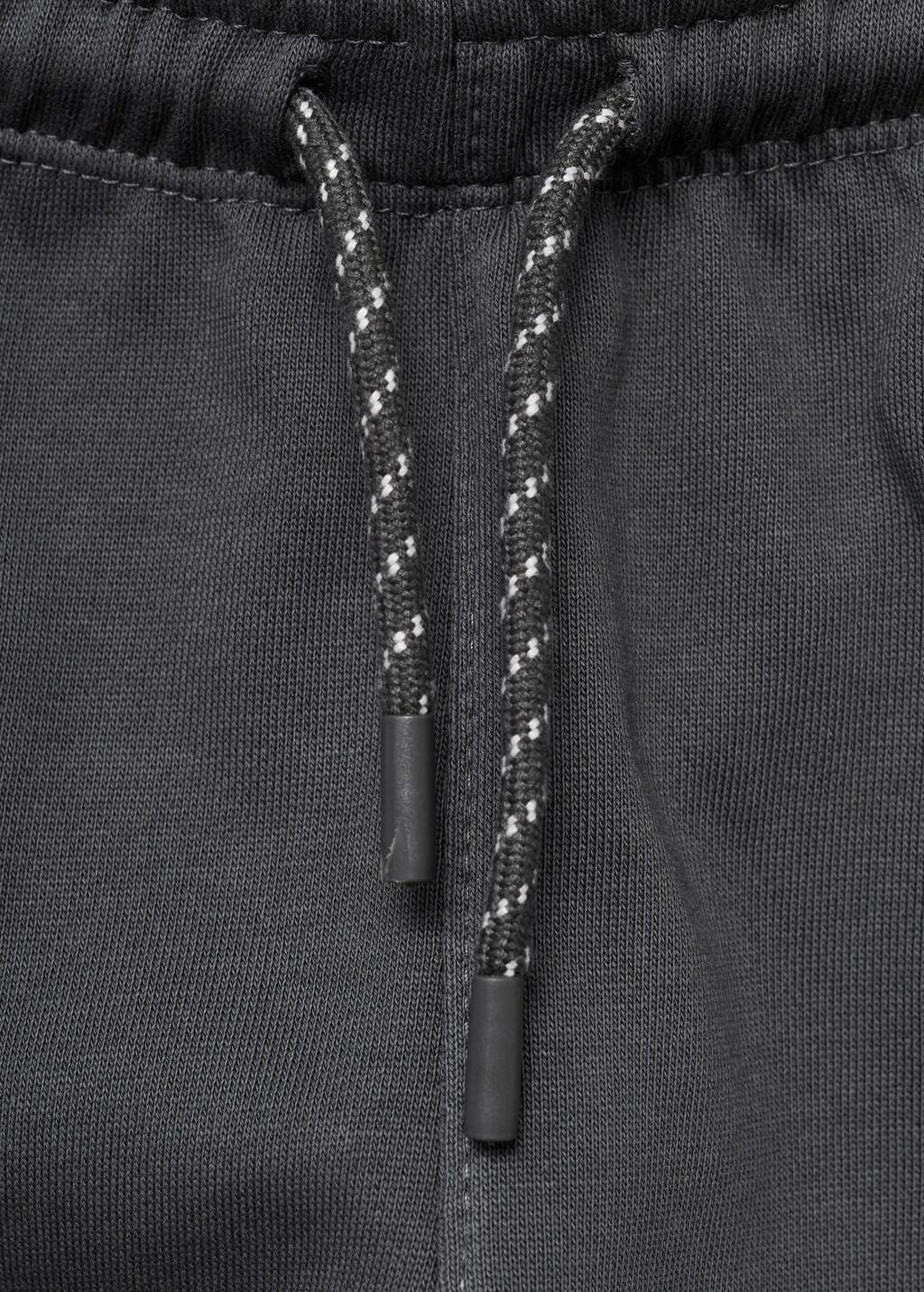 Grey Cotton Jogger-Style Trousers, Baby Boys, , large image number 8