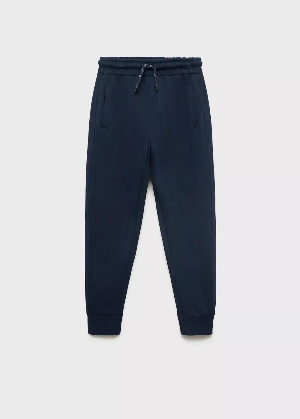 NAVY Drawstring jogger trousers, Kids Boy, , large image number 0