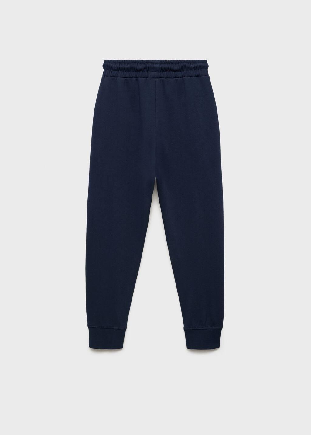 NAVY Drawstring jogger trousers, Kids Boy, , large image number 1