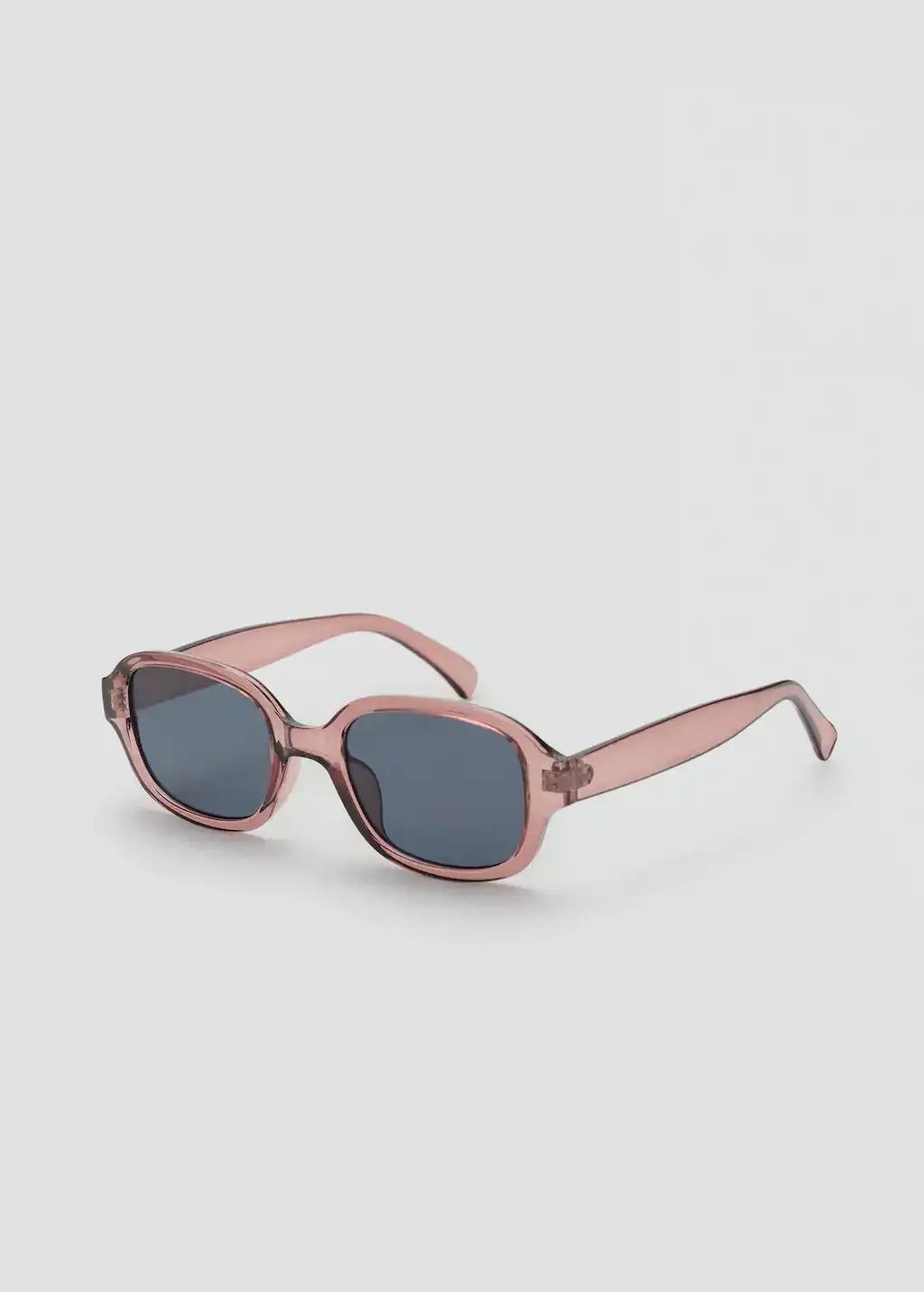 Orange Lt Pastel Semi-Transparent Frame Sunglasses, , medium