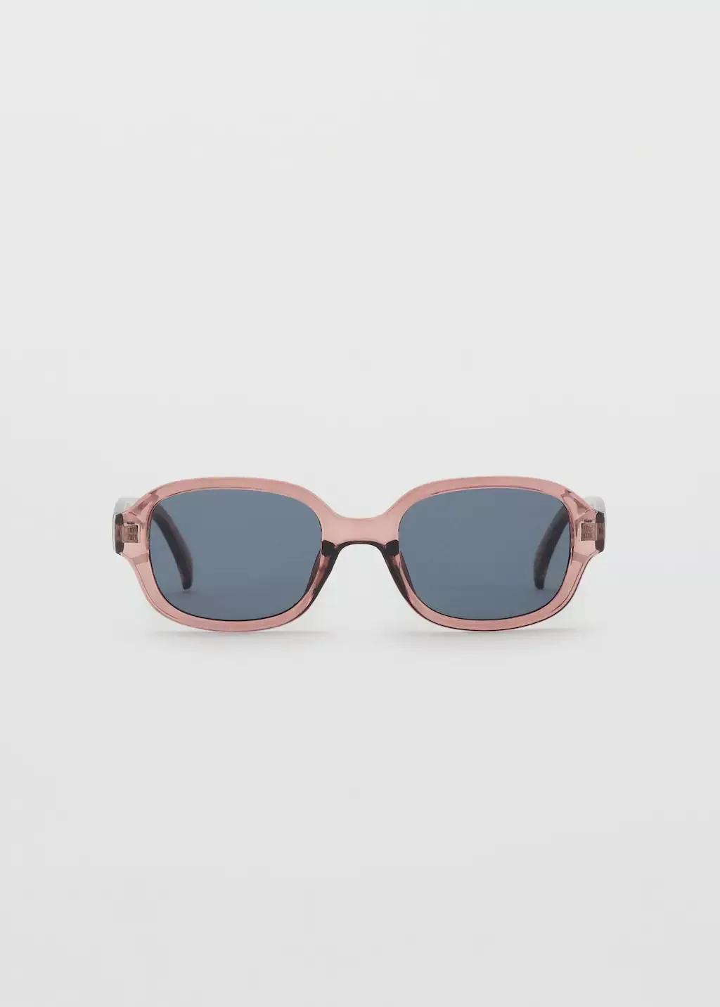 Orange Lt Pastel Semi-Transparent Frame Sunglasses, Light-Pastel Orange, large image number 3