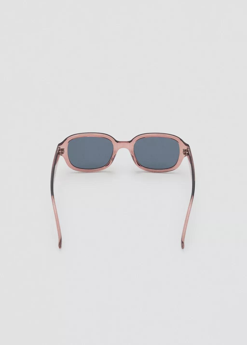 Orange Lt Pastel Semi-Transparent Frame Sunglasses, Light-Pastel Orange, large image number 4