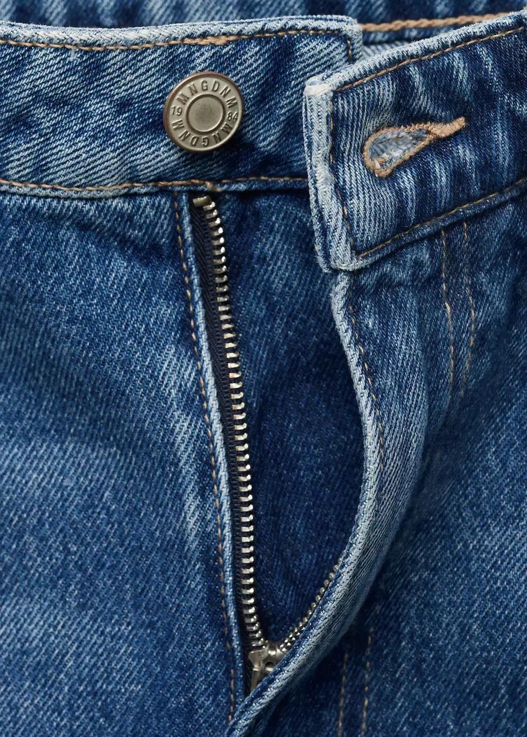 Blue High-Waisted Balloon Jeans, Open Blue, large image number 11
