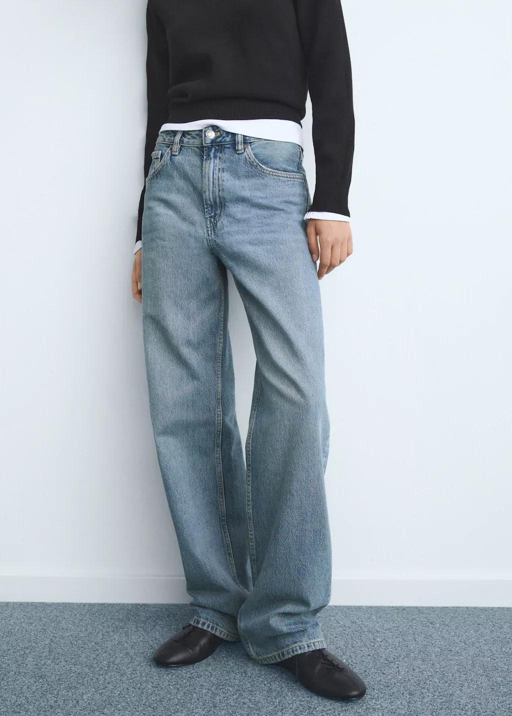 OPEN BLUE Miami medium-rise straight-fit jeans, 0201_TM, medium
