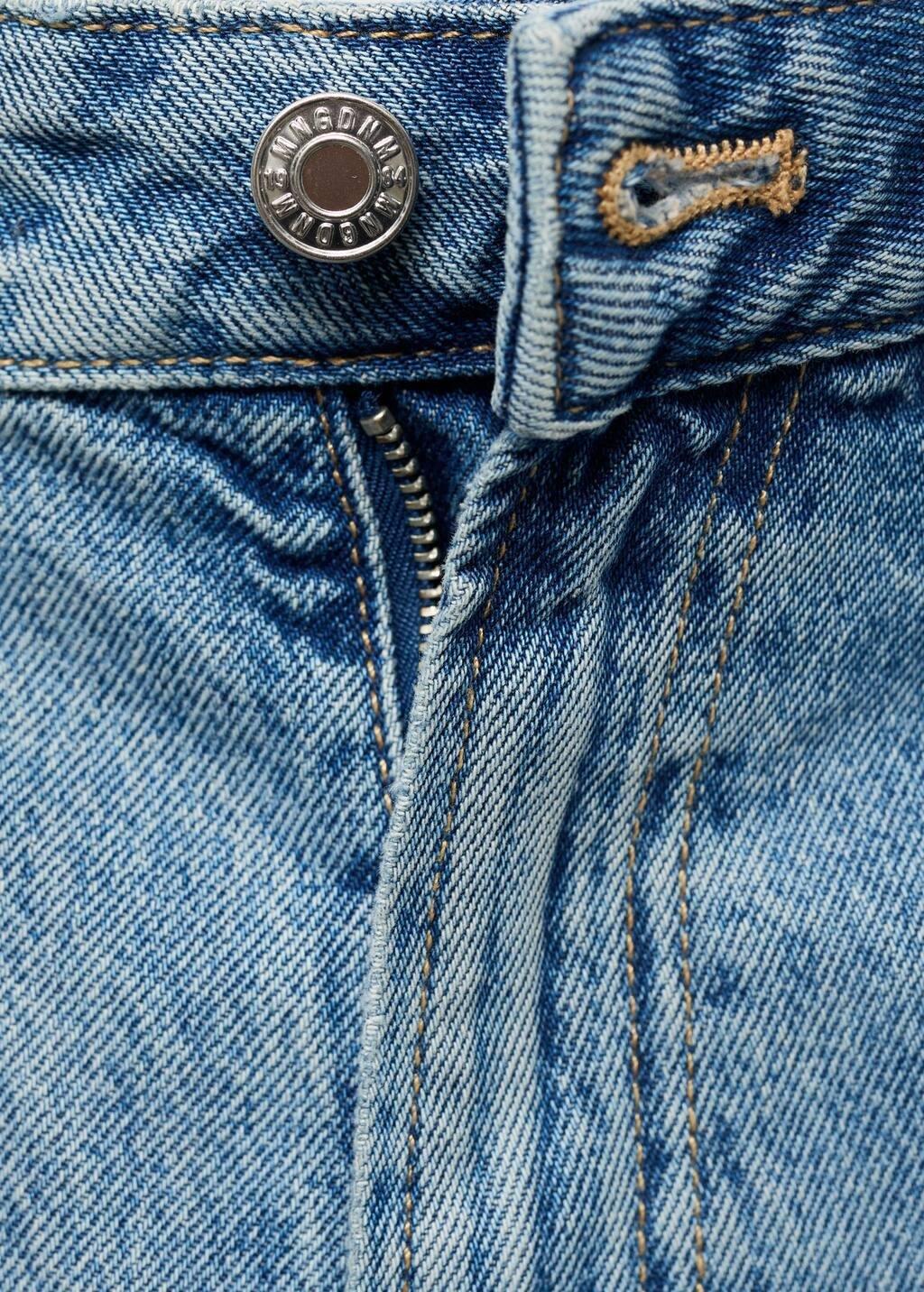Blue Miami Medium-Rise Straight-Fit Jeans, , large image number 7