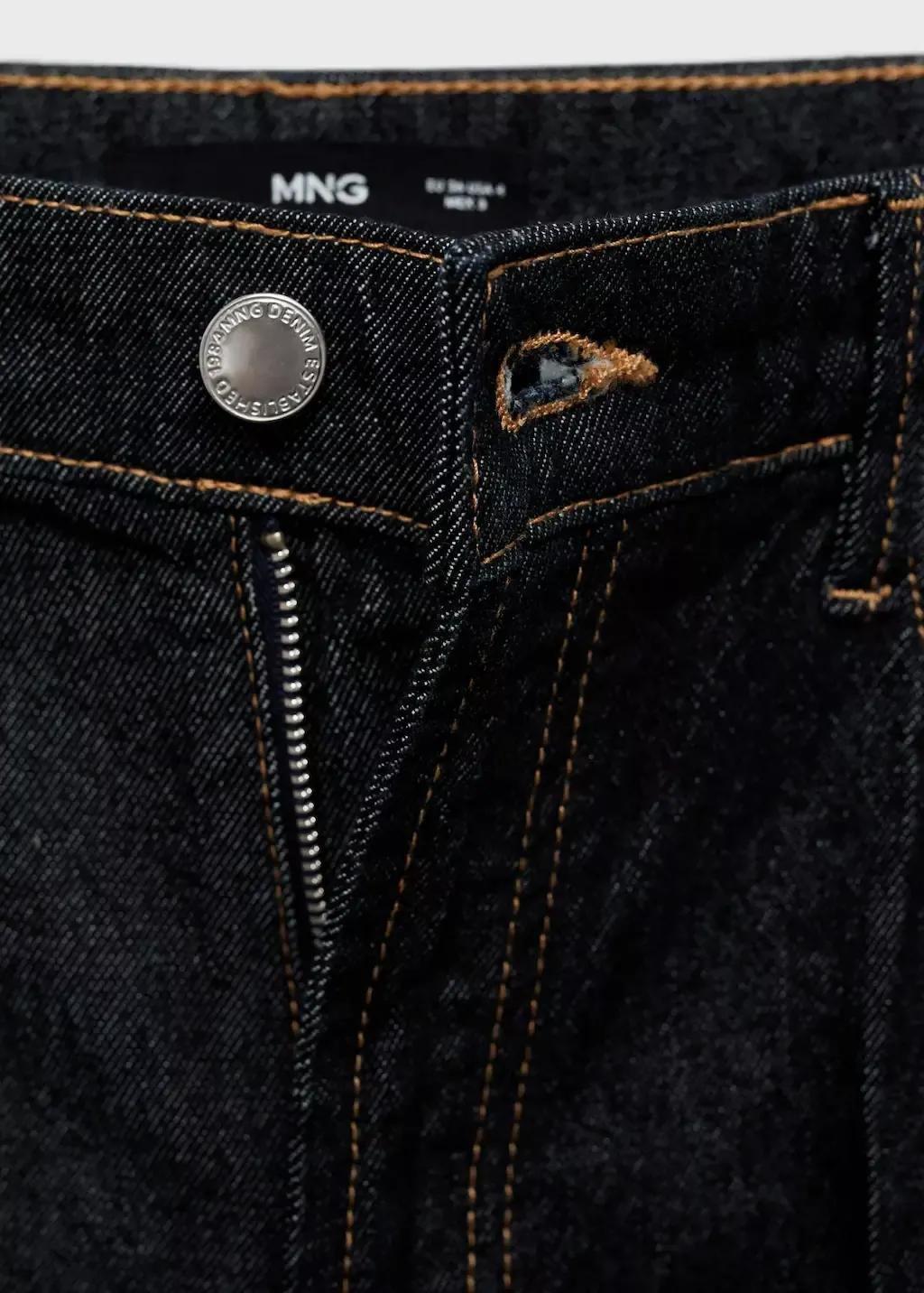 OPEN BLUE High-waisted wide-leg jeans, , large image number 4