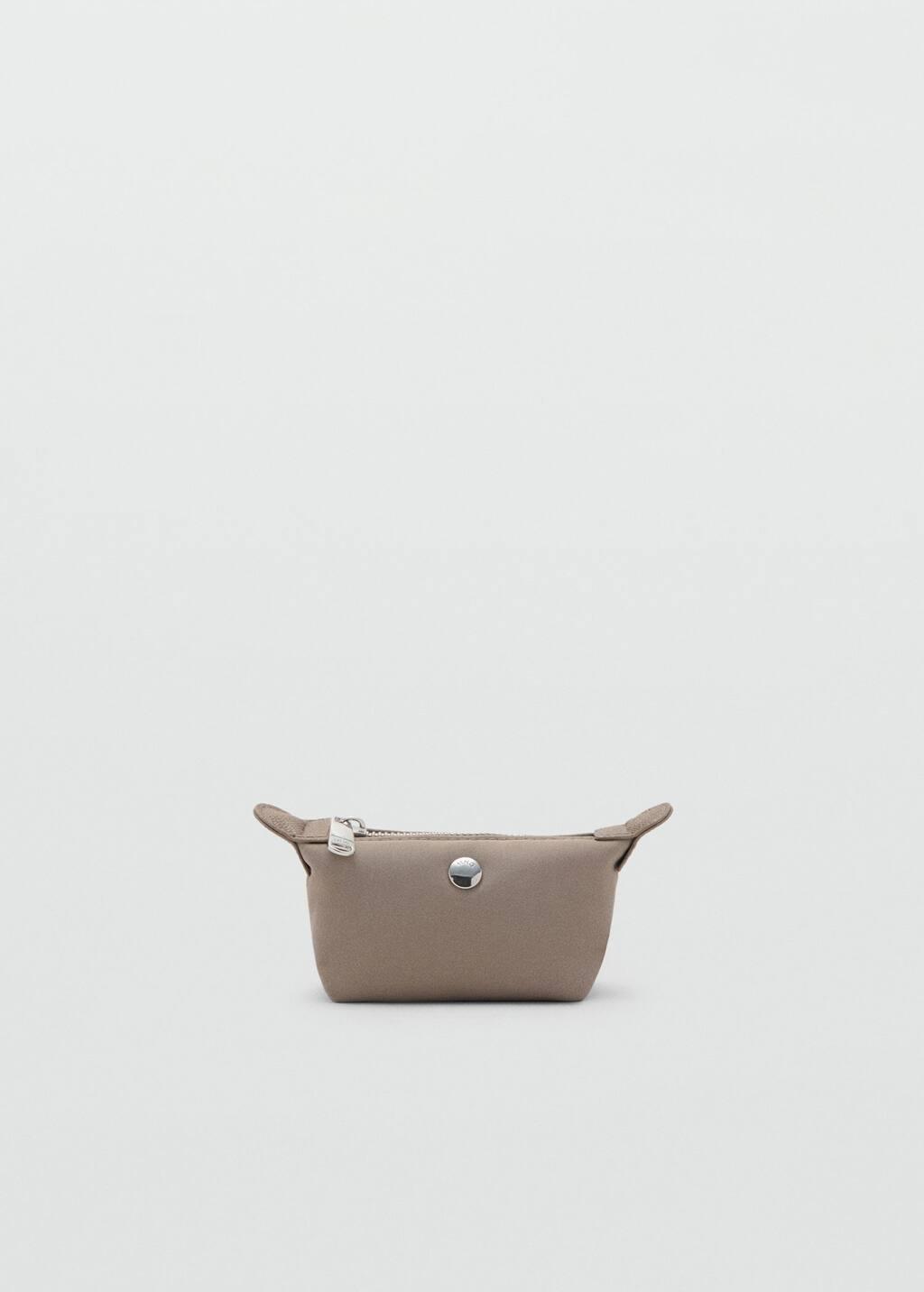 LT PASTEL BROWN Small nylon vanity case, 0201_TA, large image number 5