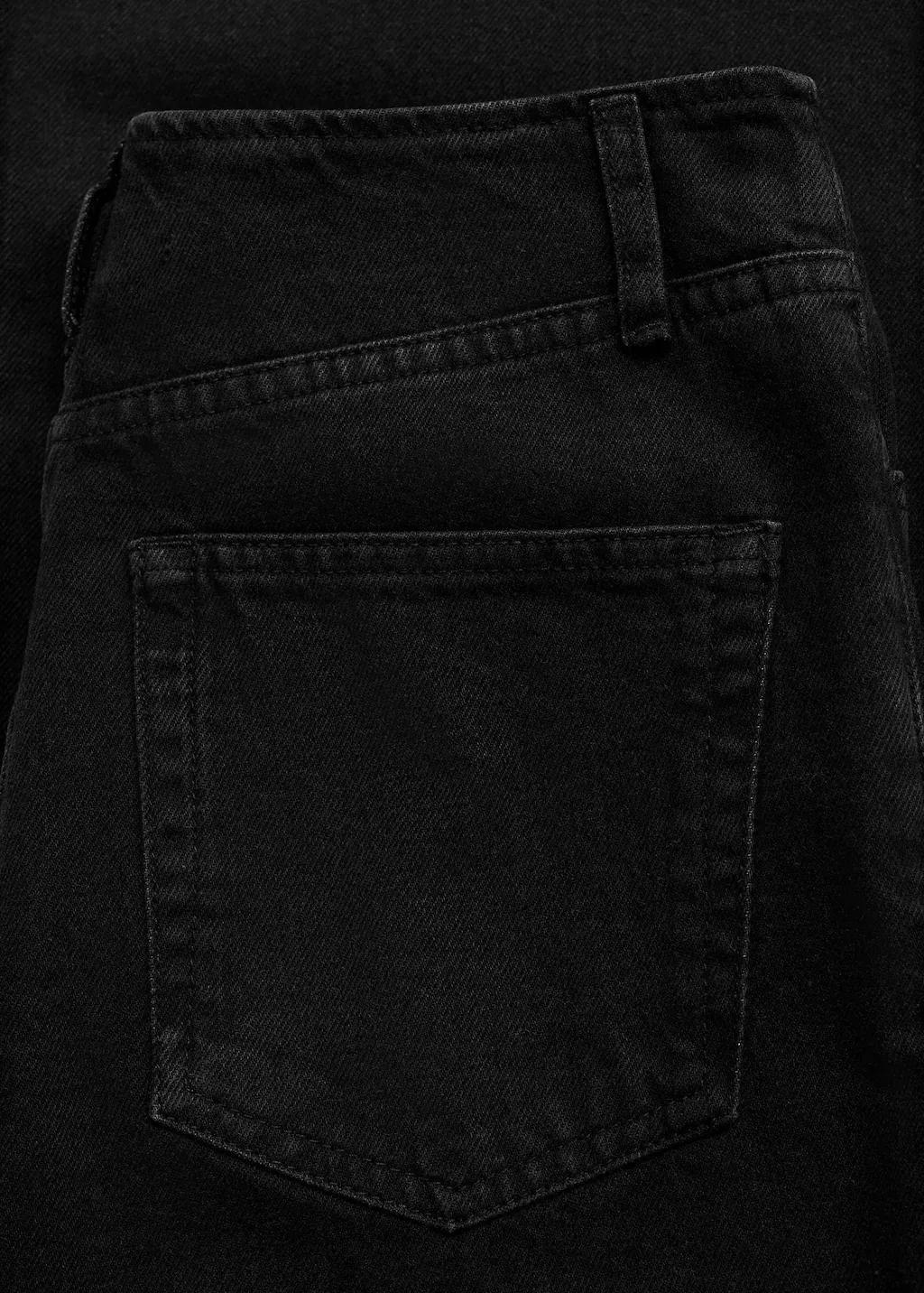 Grey Wide Leg Mid-Rise Jeans, , large image number 1