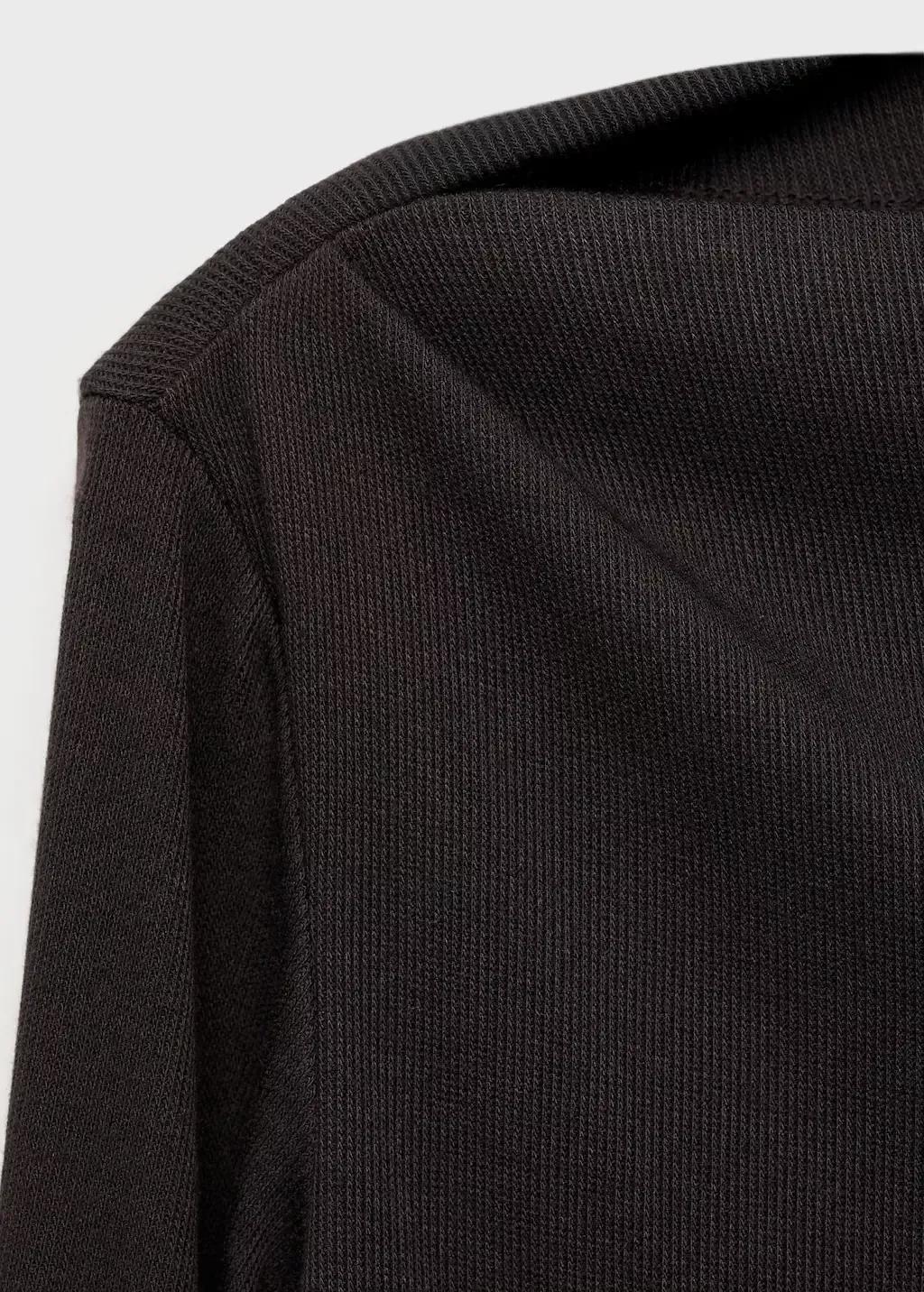 Brown Long-Sleeved Boat Neck T-Shirt, , large image number 13