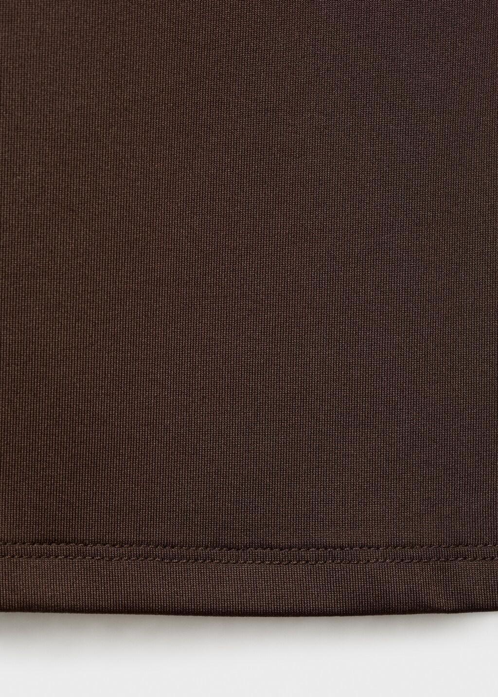 BROWN Fitted tank top, , large image number 12