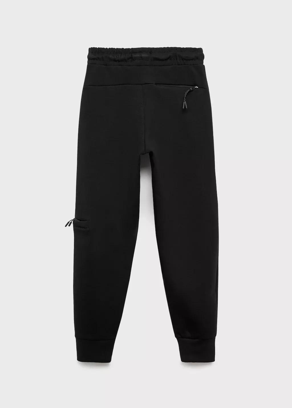 BLACK Joggers interlock, Kids Boy, , large image number 2