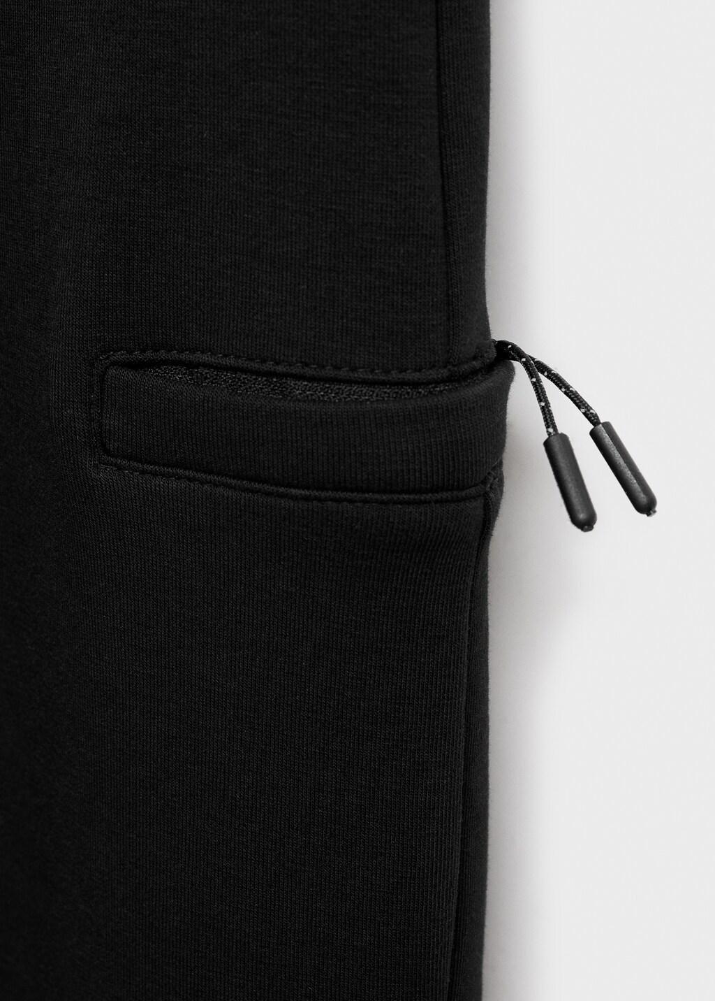 BLACK Joggers interlock, Kids Boy, , large image number 4