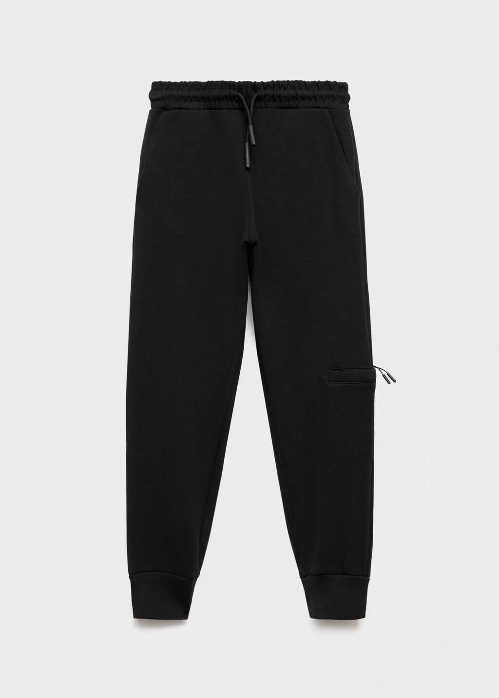 BLACK Joggers interlock, Kids Boy, , large image number 5