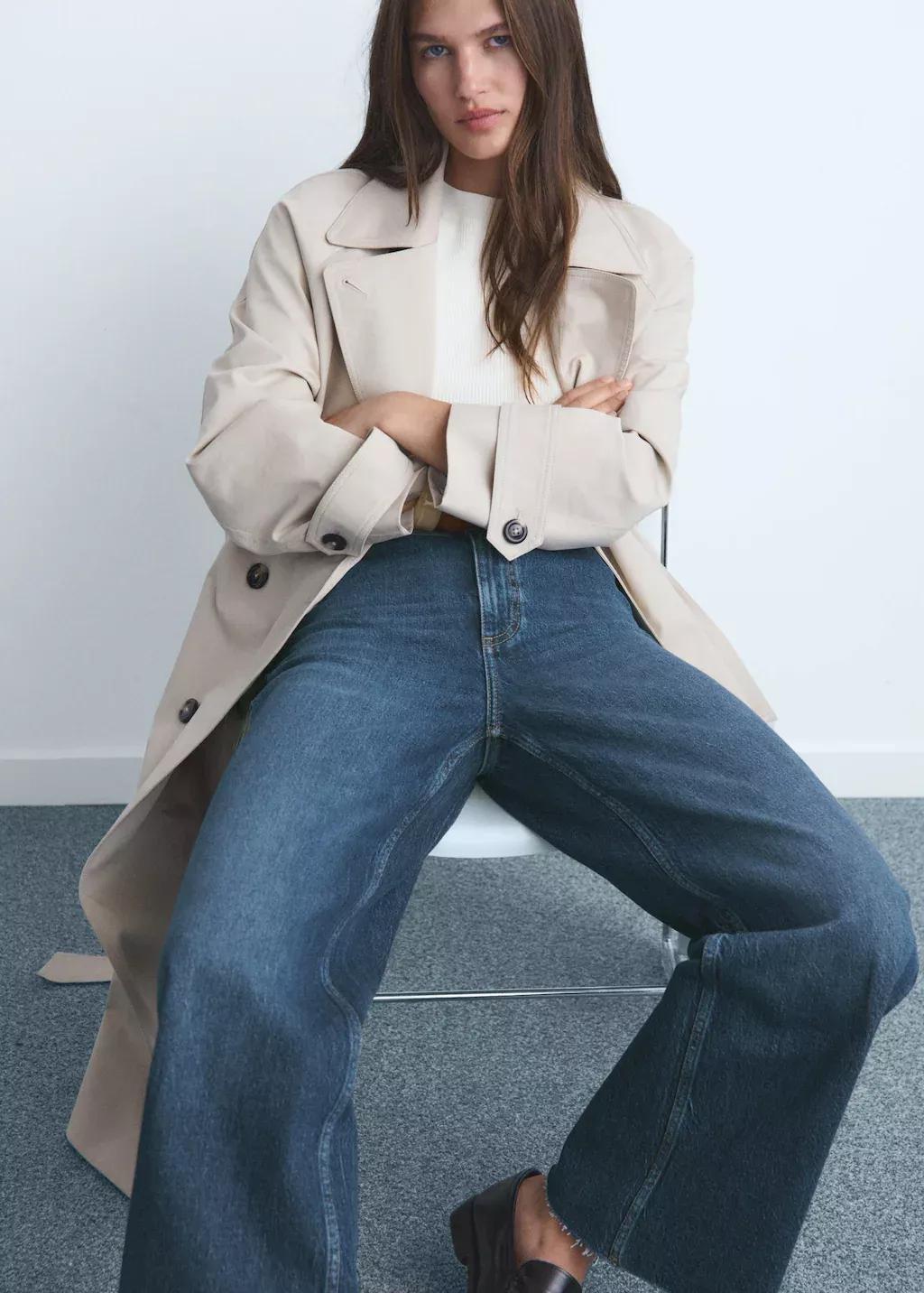 Blue Catherin Culotte High-Rise Jeans, , large image number 2