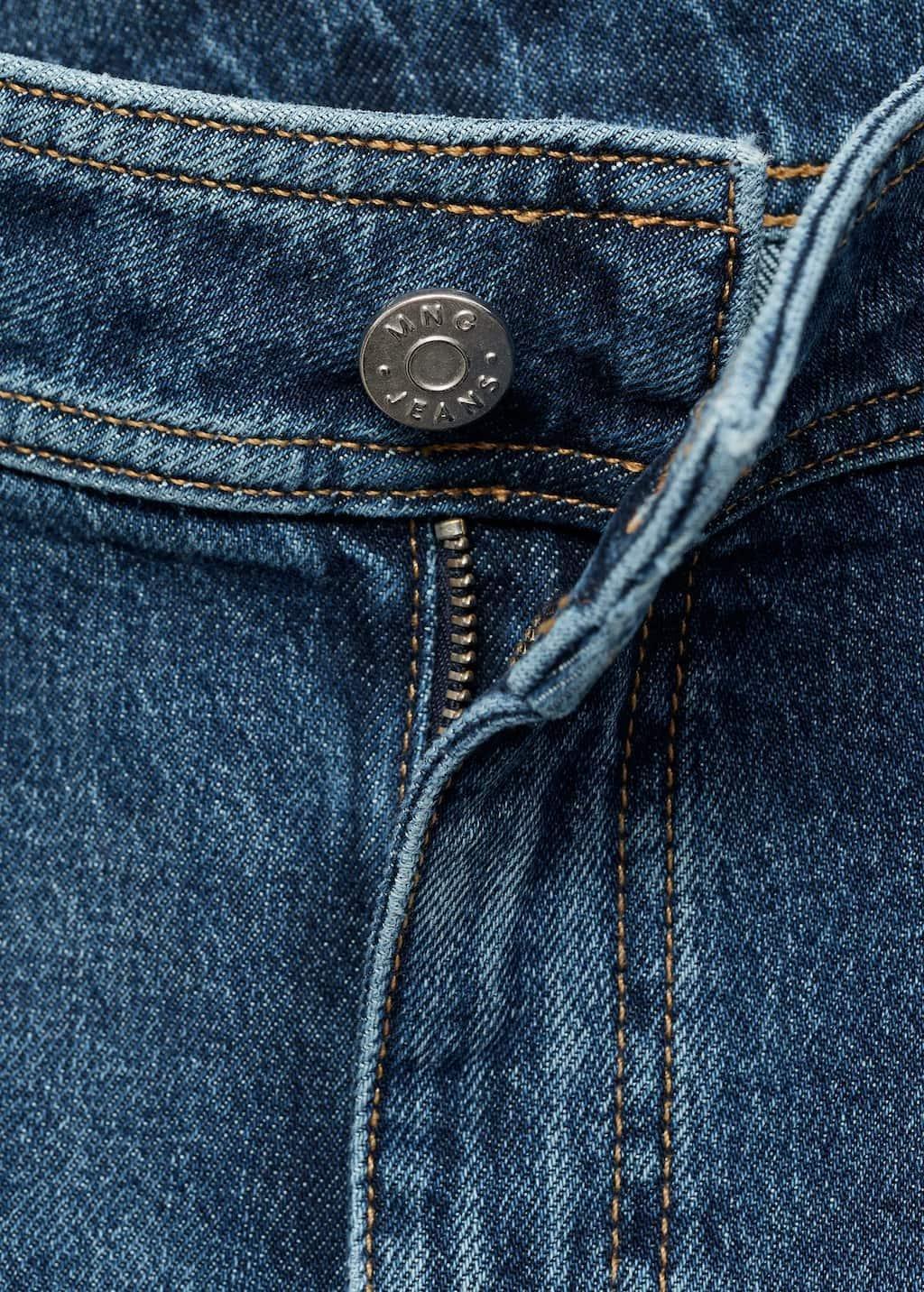 Blue Catherin Culotte High-Rise Jeans, , large image number 3