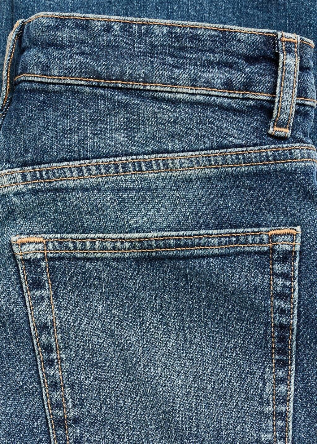 Blue Claudia Slim-Fit Cropped Jeans, , large image number 2