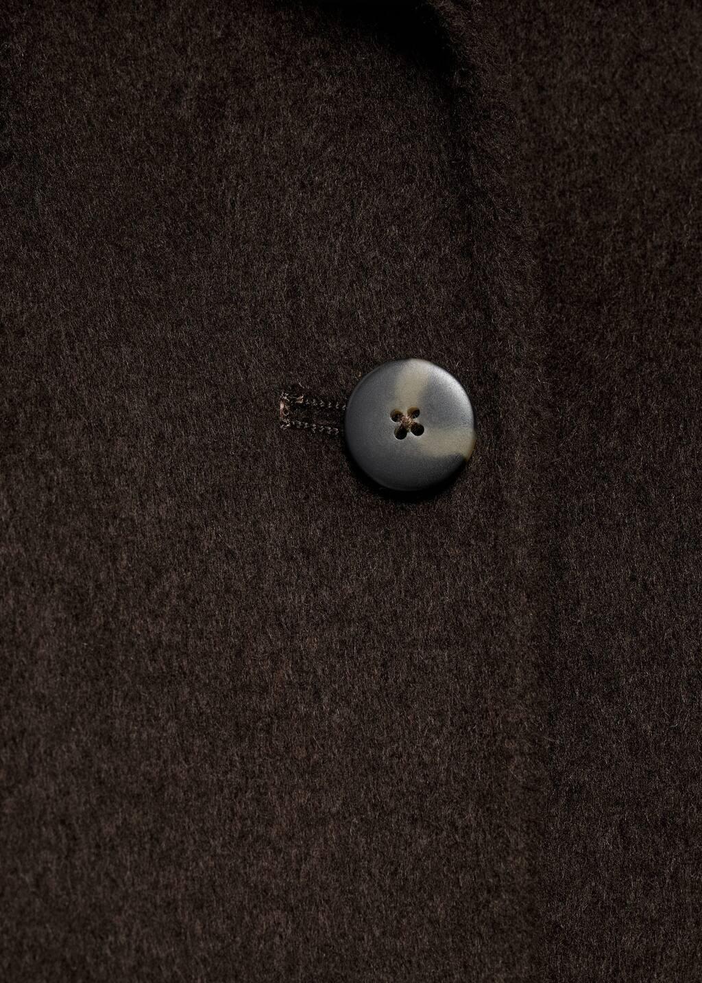 Brown Wool Jacket With Buttons, , large image number 1