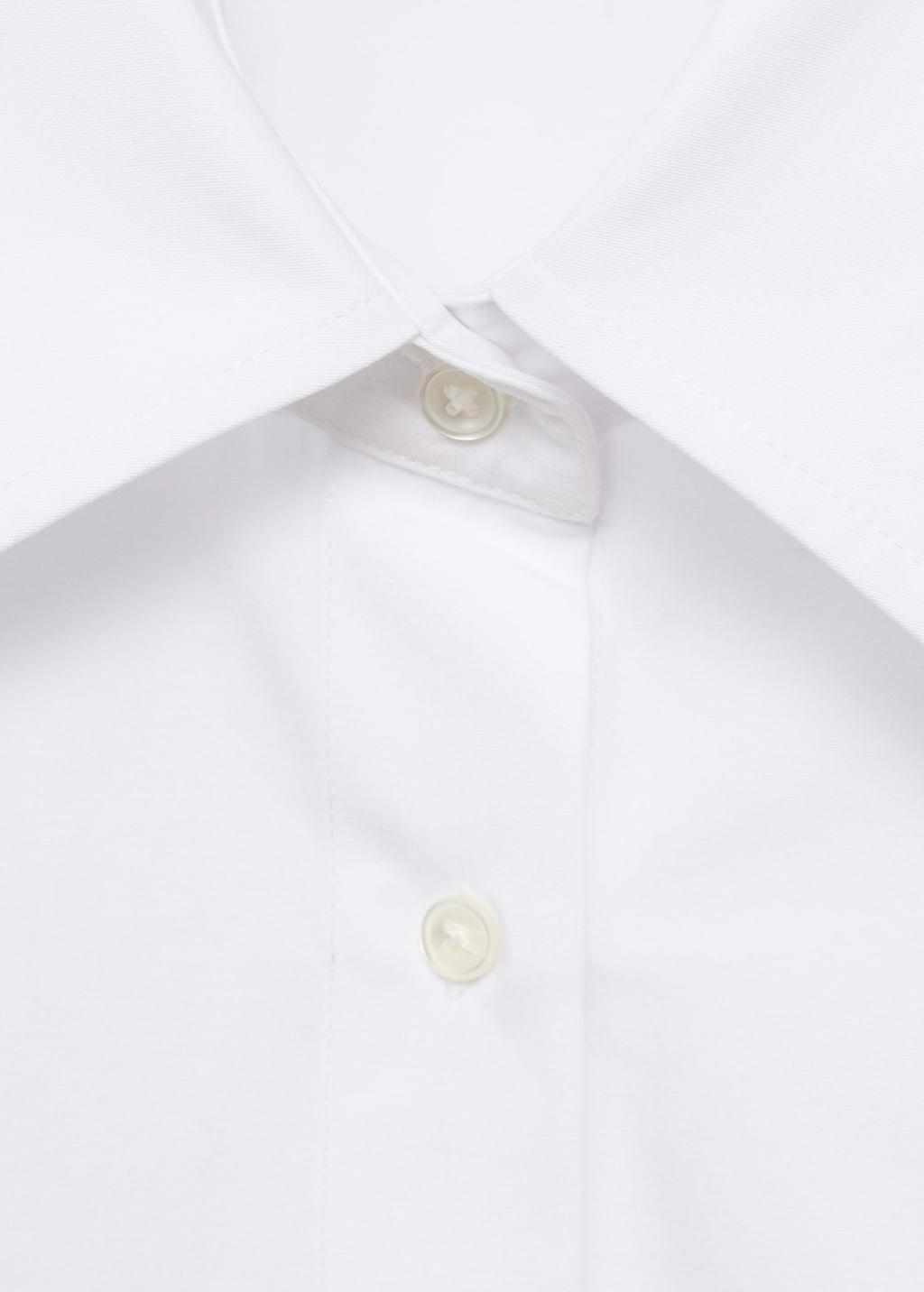 White Oversized Shirt With Crossed Back, 0201_01, large image number 2