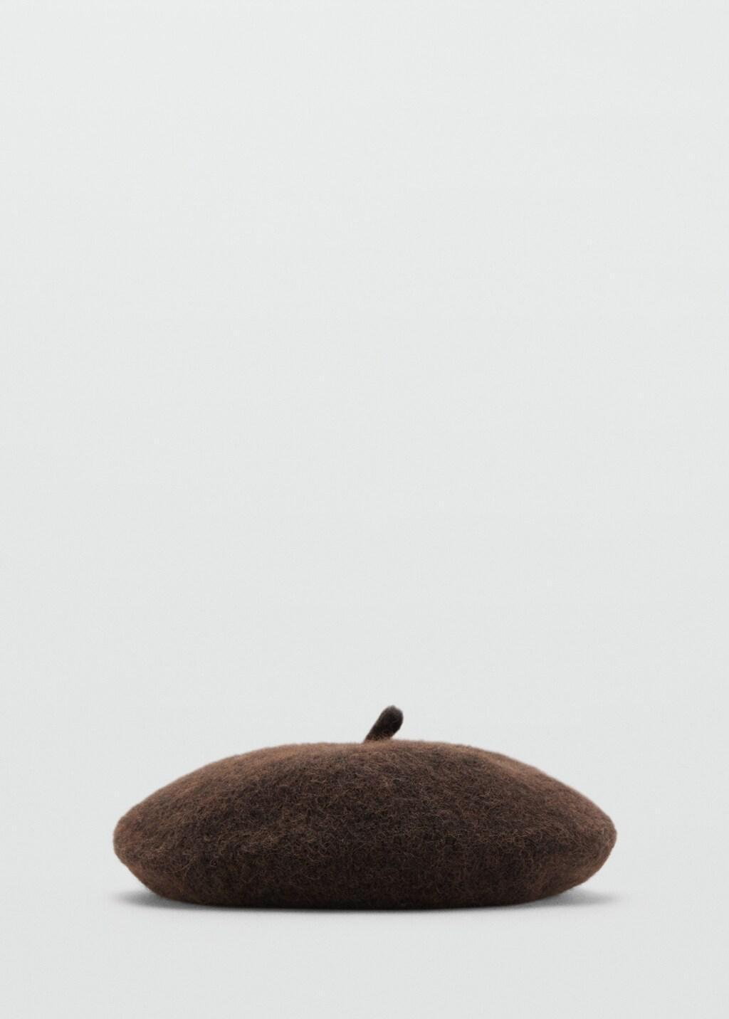Brown Striped Beret, 0201_32, large image number 3