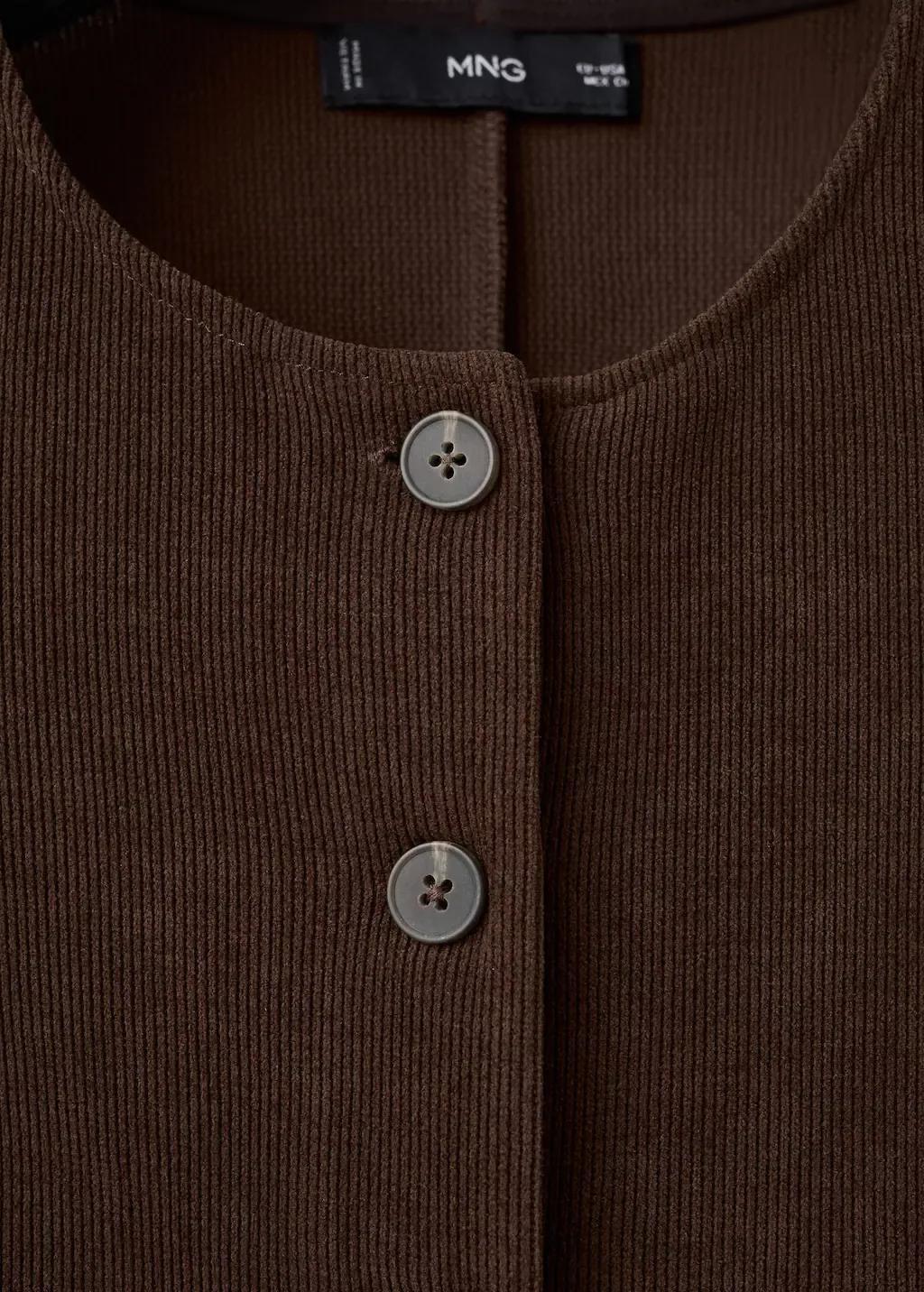 Brown Corduroy Top With Buttons, 0201_30, medium