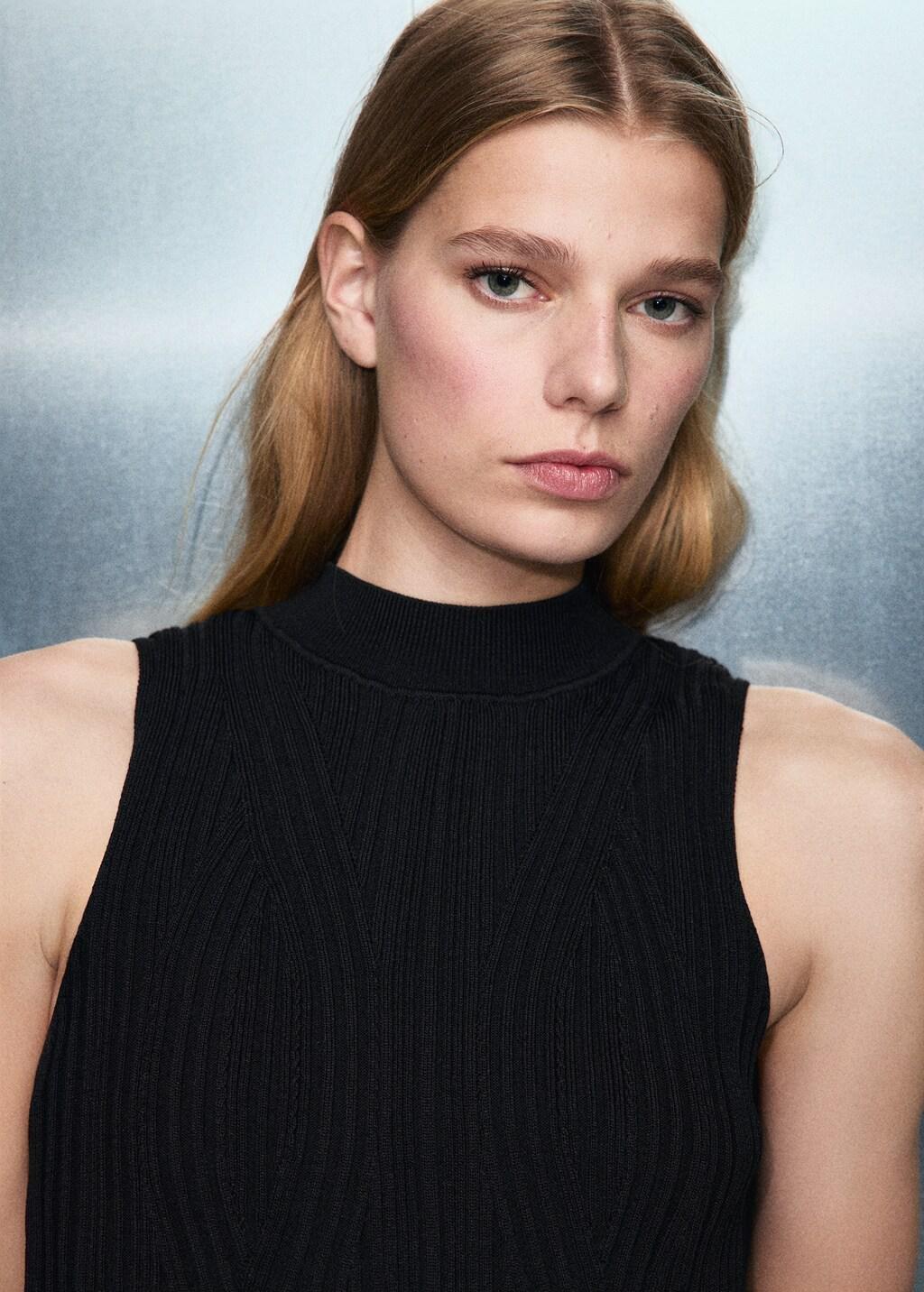 Black Fringed Jumpsuit, Black, large image number 4