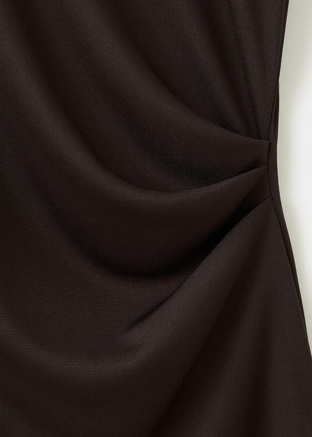 BROWN Fitted top with flared sleeves, Brown, large image number 1