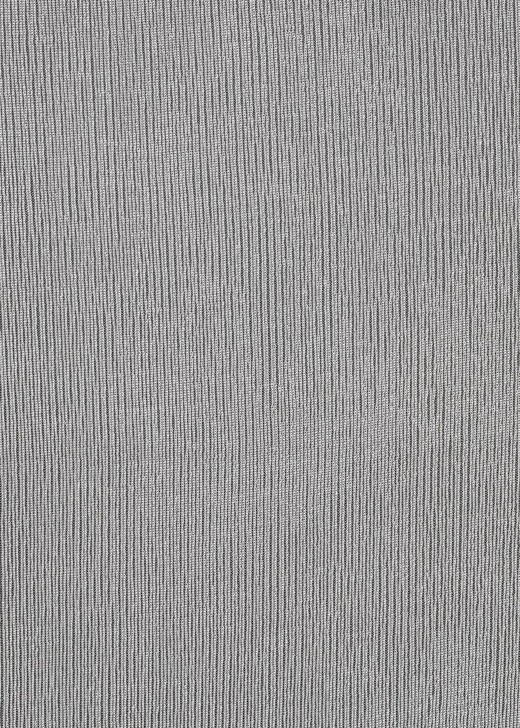 Grey Asymmetrical Long-Sleeved T-Shirt, 0201_92, large image number 5